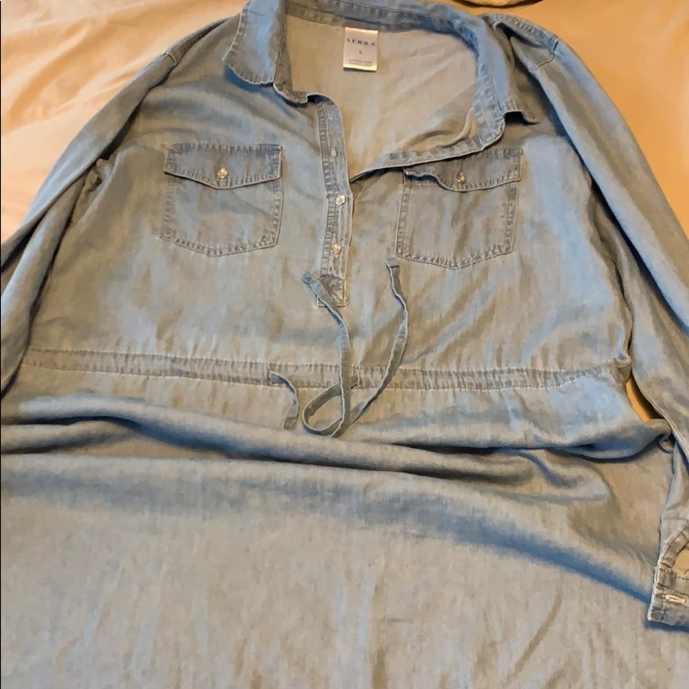 Serra Denim Tunic Dress